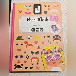 Janod Magnetic Book — Crazy Faces